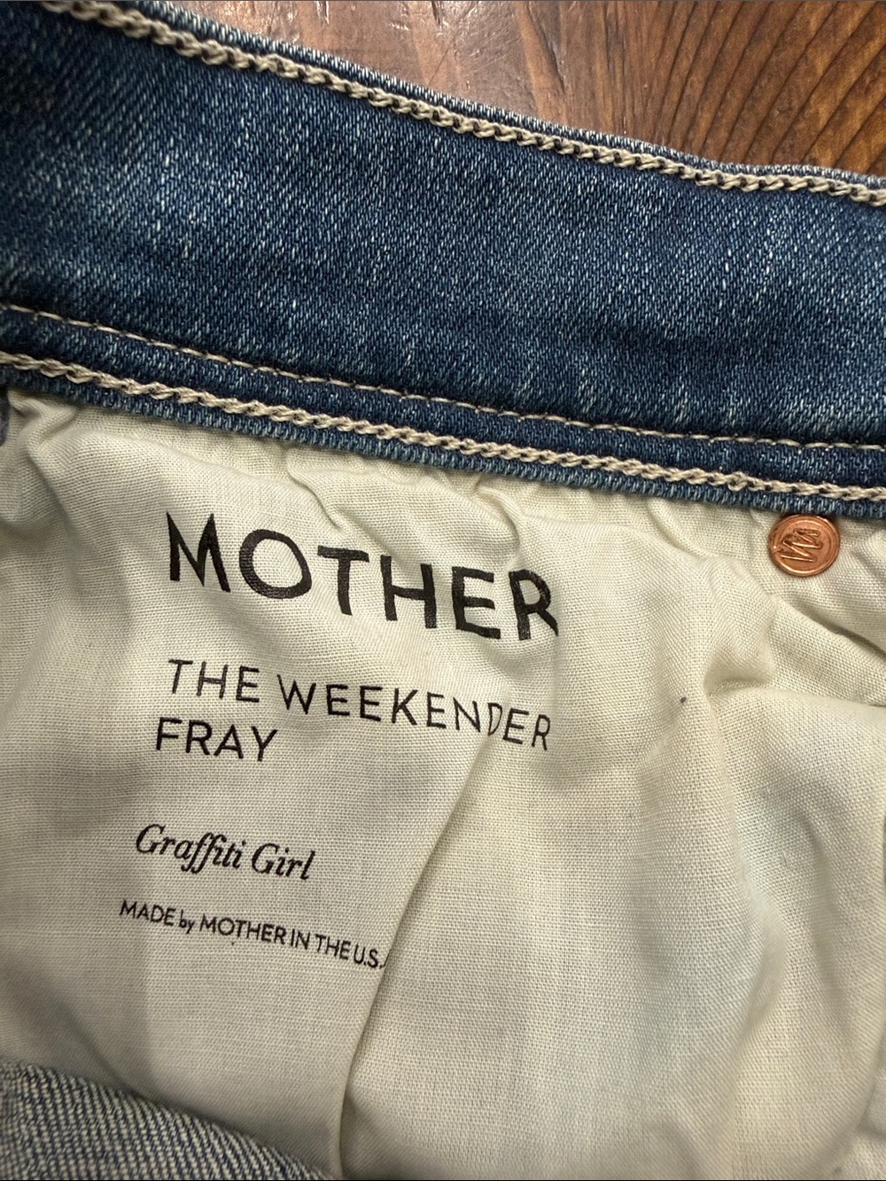 MOTHER The Weekender Graffiti Girl Flare Jeans - Picture 9 of 16